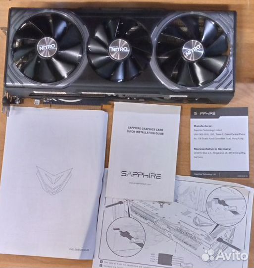 Видеокарта rx vega 64 nitro+