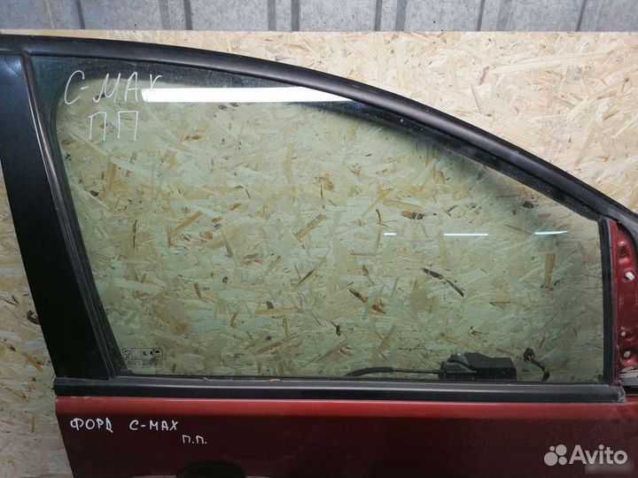 Стекло двери переднее правое Форд C-Max
