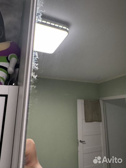 Шкаф Лион 60х232.2х41.7 с зеркальной дверью