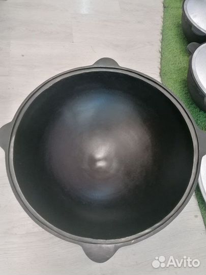 Казан 22л. Узбекский чугун.толстостенный+печь