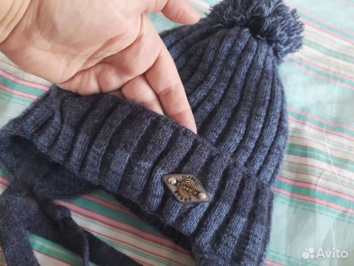 Шапка зима на мальчика 2-3 года