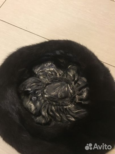 Норковый берет