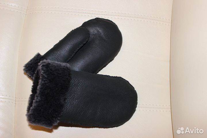 Шубенки, варежки из натурального меха мужские