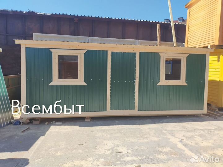 Контейнер бытовка для склада и мастерской