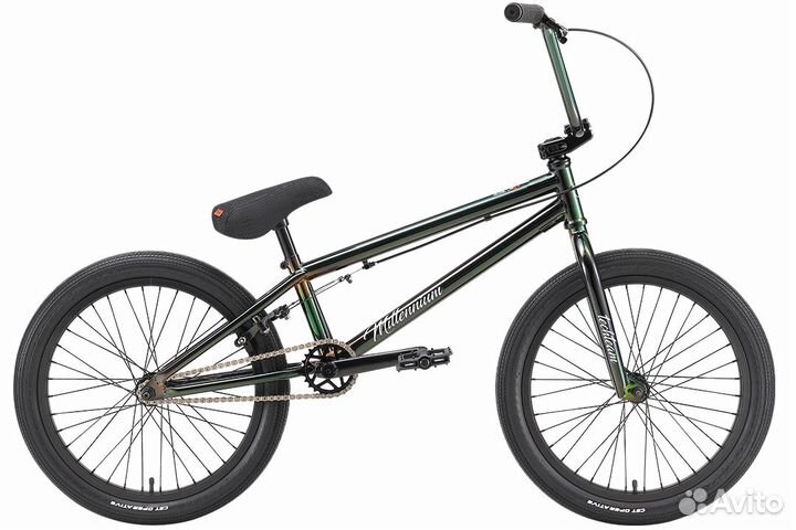Велосипед 20д. BMX TechTeam Millennium, тёмно-зел