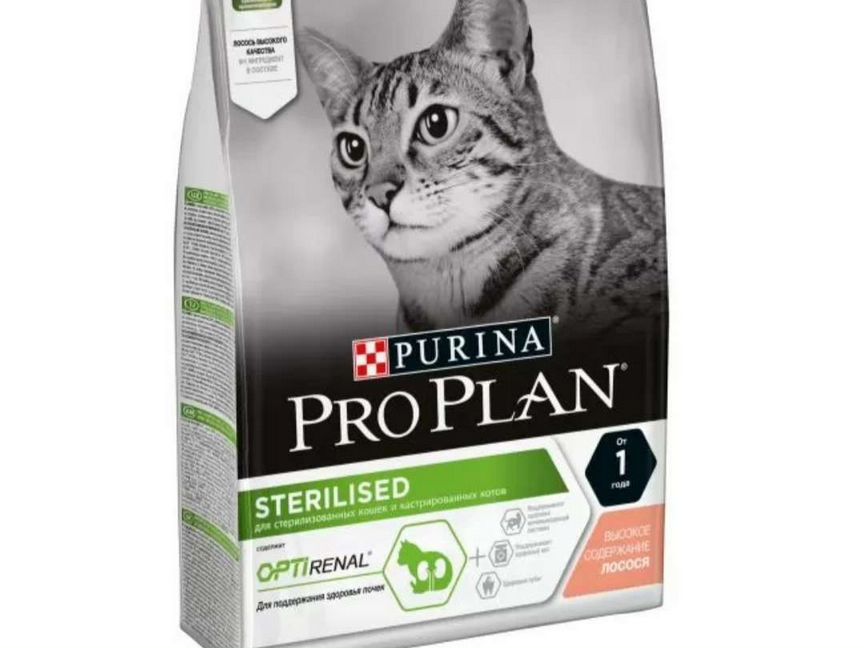 Корм для кошек purina pro plan стерилайз 10 кг