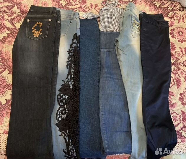 Джинсы,платья