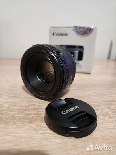 Объектив canon 50mm 1 8 stm