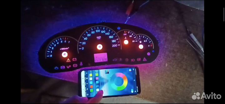 Модуль подсветки панели Приора/Калина