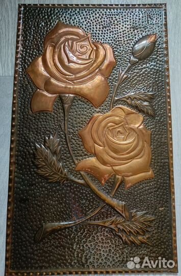 Картина медная чеканка