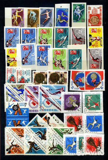 Спорт СССР 60-70гг. Чемпионаты мира. Олимпийские