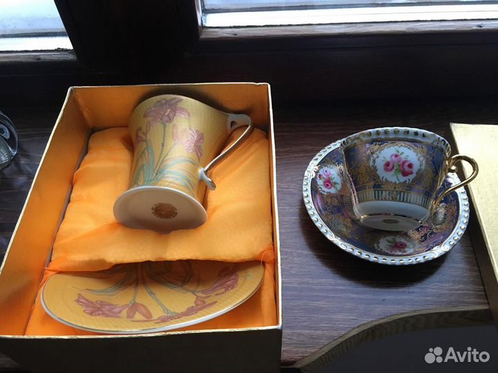 Чайная пара фарфор