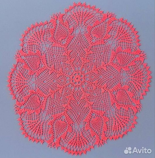 Салфетка вязаная крючком