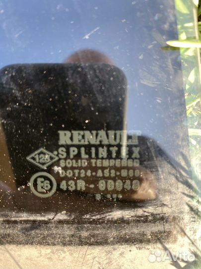 Стекло заднее правое Renault Grand Scenic 2008