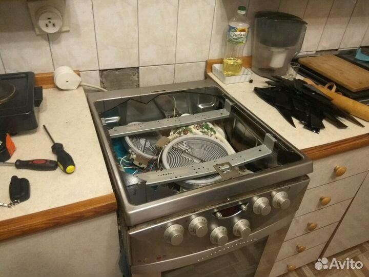 Ремонт газовых и электро плит, духовок, панелей