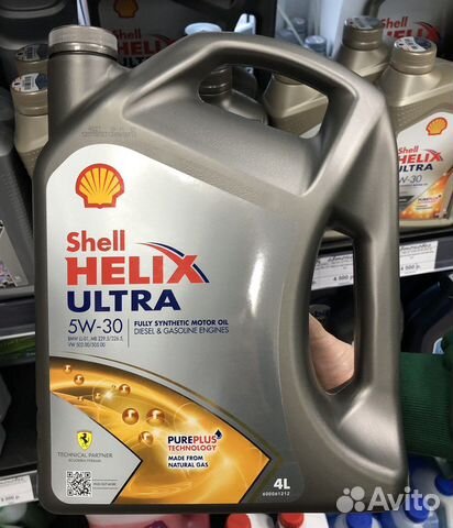 Shell Helix Ultra 5W30 моторное масло, 4л