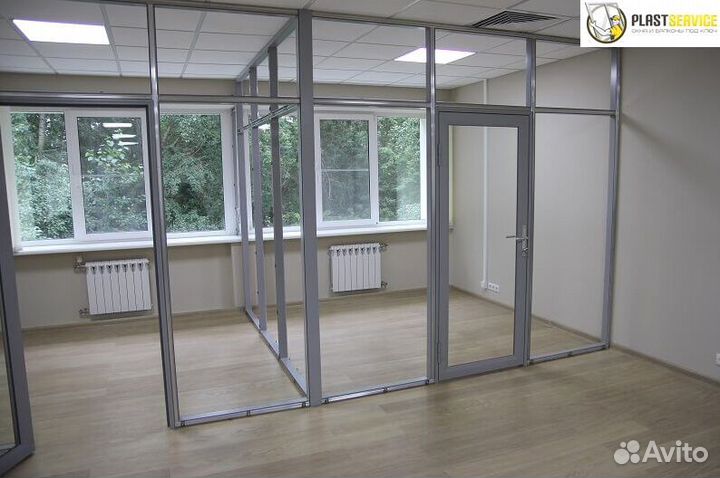 Пластиковые окна перегородки, остекление
