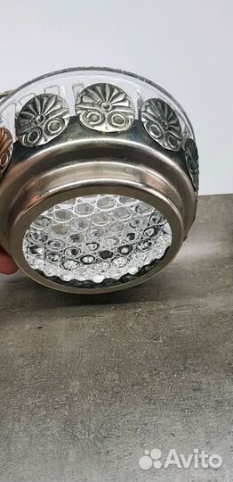 Конфетница с мельхиором