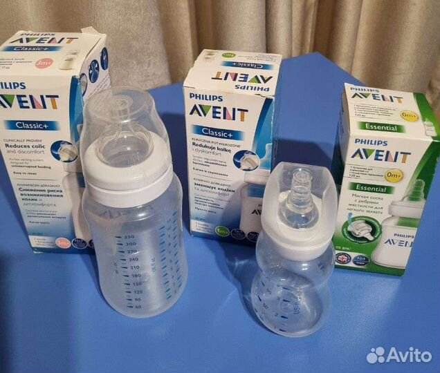 Бутылочки avent новые