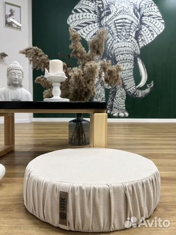 Подушка для медитации/йоги/интерьер/чайн церемония