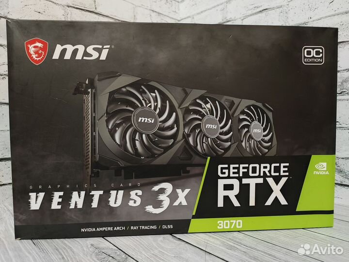 Msi Ventus X3 Rtx 3070 8gb.Днс 142к