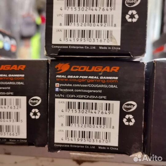 Игровые геймер коврики Cougar, razer