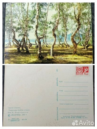 Открытки СССР Набор открыток Кокчетав Боровое