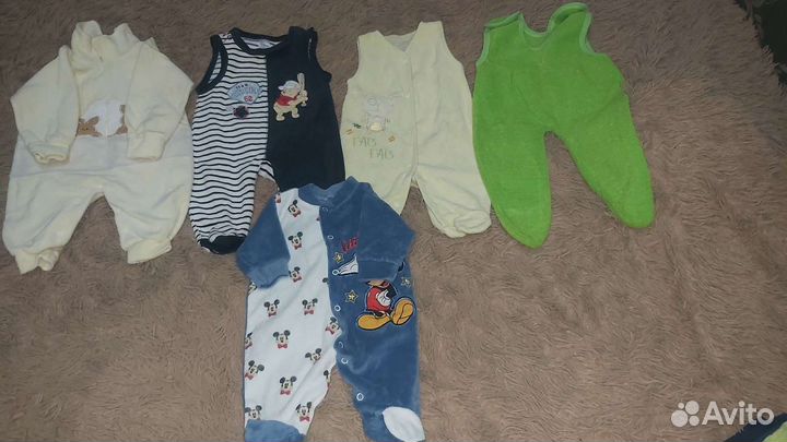 Вещи пакетом на мальчика 56-62