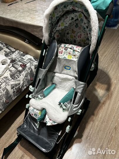 Санки коляска ника 7 8