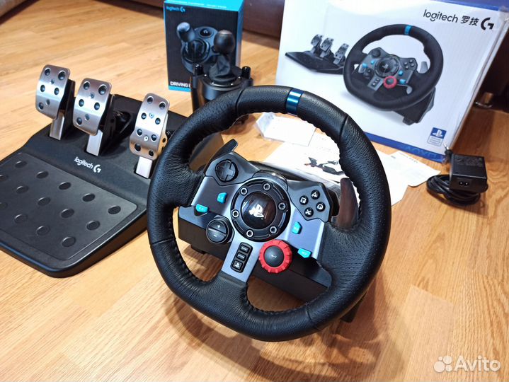 Руль Logitech G 29 + кпп