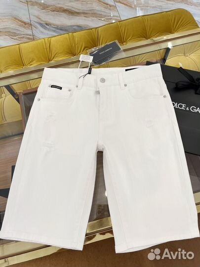 Dolce Gabbana Мужские Джинсовые Шорты Премиум