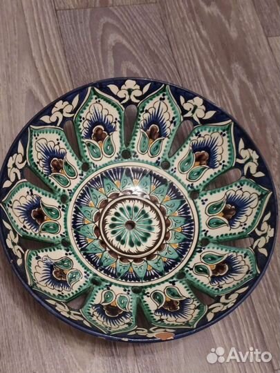 Фруктовница Риштанская керамика ручная работа