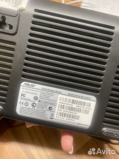 Роутер asus wl-520gc