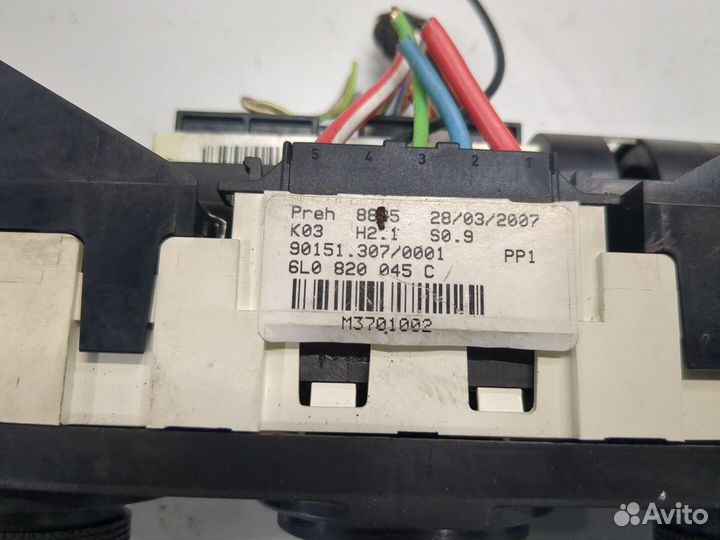 Переключатель отопителя Seat Ibiza 3, 2007