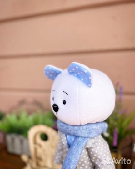 Мишка тедди игрушка ручная работа