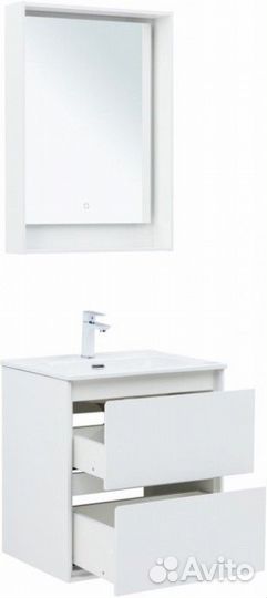 Мебель для ванной Aquanet Милан 60 белая