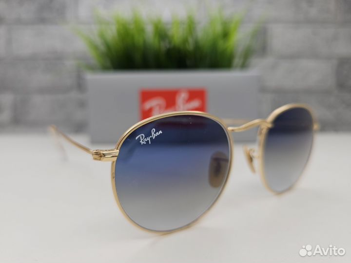 Очки Ray Ban Round Metal 3447 Classic Blue