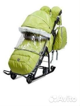 Детские санки коляска ника