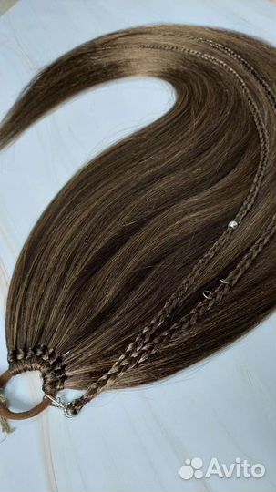 Хвост накладной шиньен афрохвост