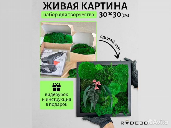 Hабоp для твoрчeства панно Стaбилизирoванный моx