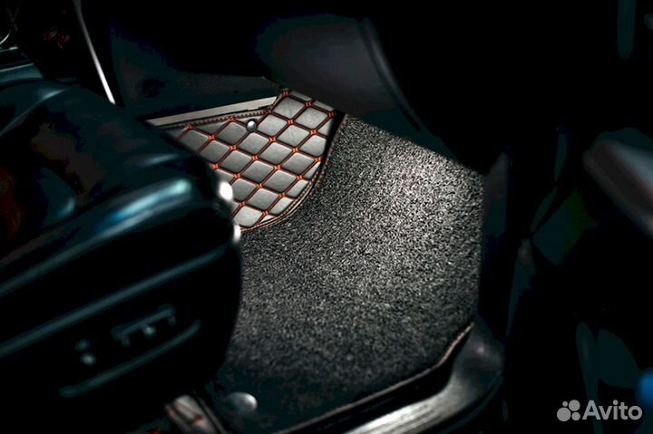 3D коврики из экокожи BMW