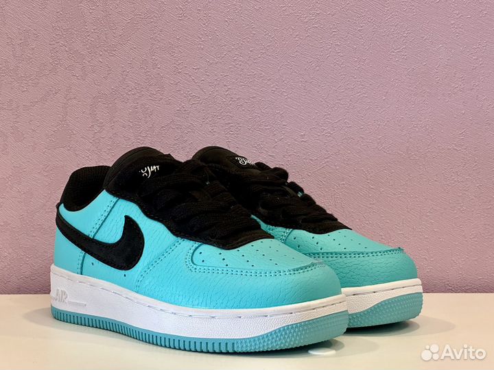 Кроссовки детские nike air force 1 tiffany