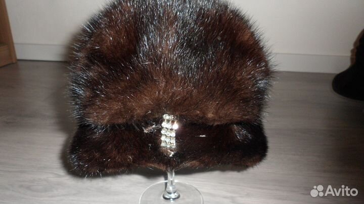 Шапка норковая женская