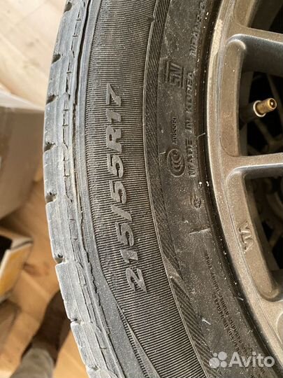 Колеса r17 в сборе, nexen npriz ah8/khomen wheels