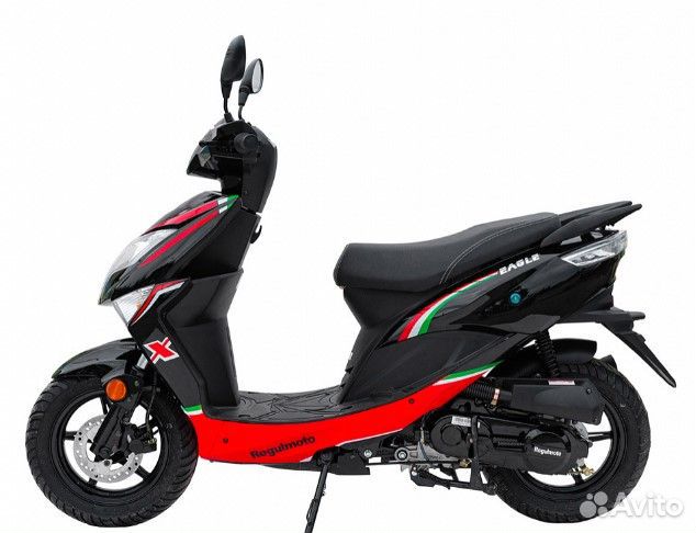 Скутер Regulmoto eagle 50 (LJ50QT-3L) колёса R12