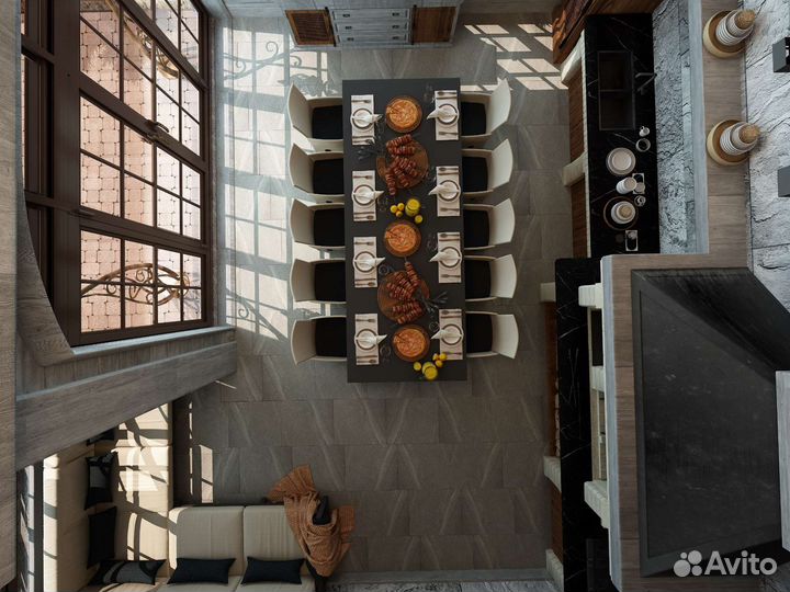 Дизайн интерьера тёплой, закрытой беседки