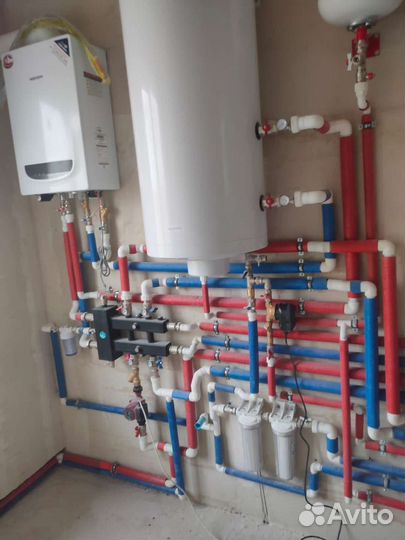 Монтаж водяного теплого пола бойлерная под ключ