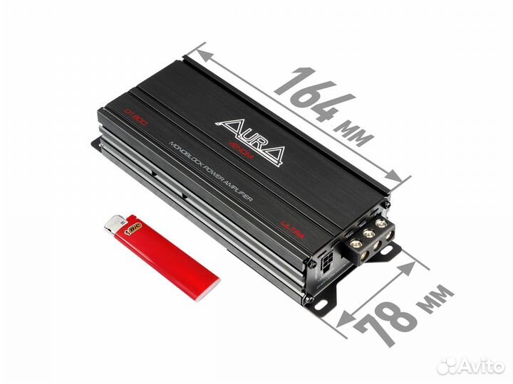 Автоусилитель aura venom-D1.800 ultra