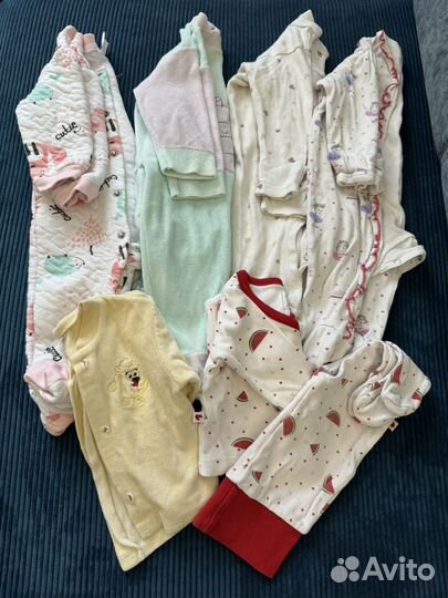 Одежда пакетом для девочки 56-68. Цена за все