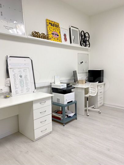 Рабочее место в офисе коворкинг, 54 м²